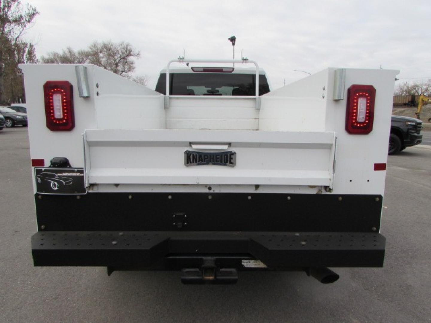 2020 White /Gray Chevrolet Silverado 2500HD Service Body Crew Cab 4WD (1GB1YLE78LF) with an 6.6L V8 OHV 16V Gasoline Engine engine, 6 speed automatic transmission, located at 4562 State Avenue, Billings, MT, 59101, (406) 896-9833, 45.769516, -108.526772 - 2020 Chevrolet Silverado 2500HD Crew Cab 4WD - Service Body! 6.6L V8 OHV 16V Gasoline Engine - 6 speed automatic transmission - 4WD - 79,469 miles - One owner - Inspected and serviced - copy of the inspection and work performed provided - full vehicle history report Air conditioning - tilt ste - Photo#2